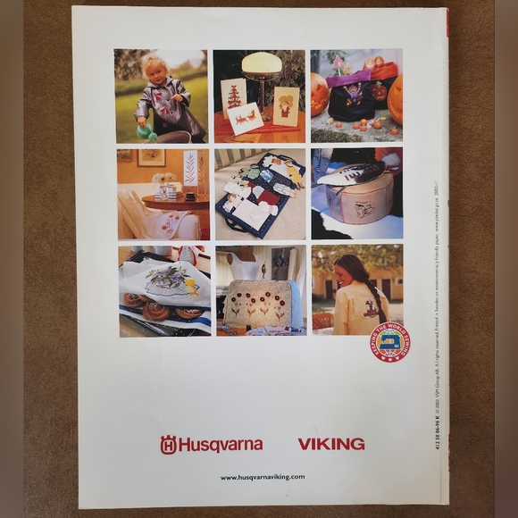 Husqvarna Viking Embroidery Collection  Book 2002 - Picture 2 of 4